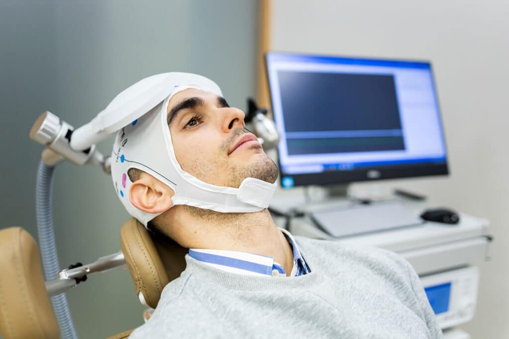 Transcranial magnetic stimulation (TMS)